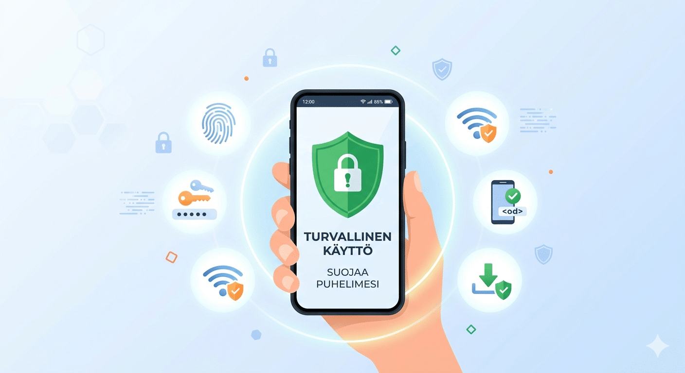 Puhelimen tietoturva